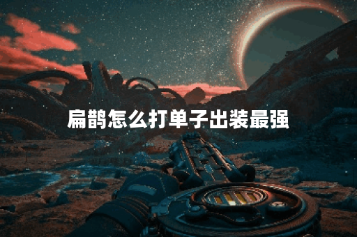 扁鹊怎么打单子出装最强