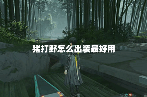 猪打野怎么出装最好用
