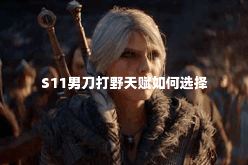S11男刀打野天赋如何选择？最佳加点与玩法是什么？