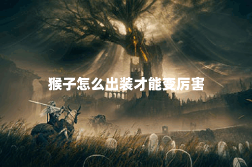 猴子怎么出装才能变厉害