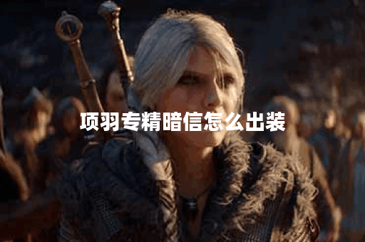 项羽专精暗信怎么出装