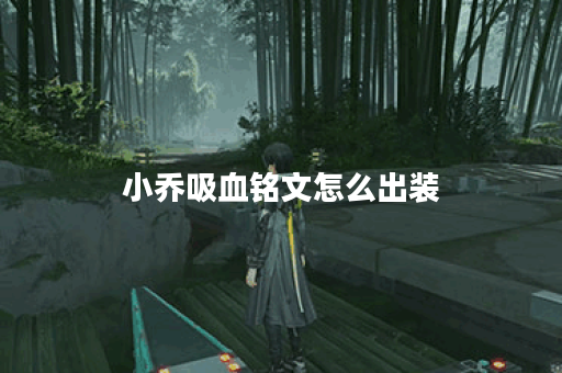小乔吸血铭文怎么出装