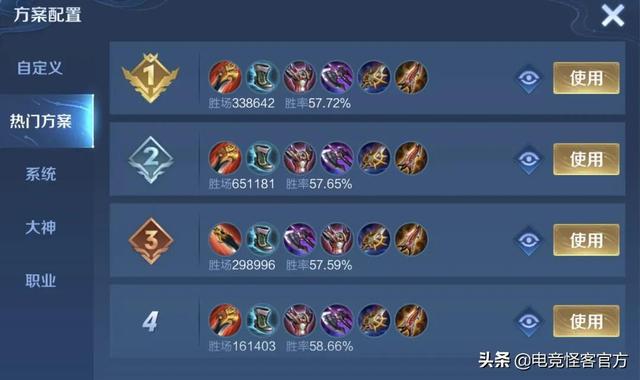 王者荣耀出装表有哪些推荐？如何选择最佳装备？