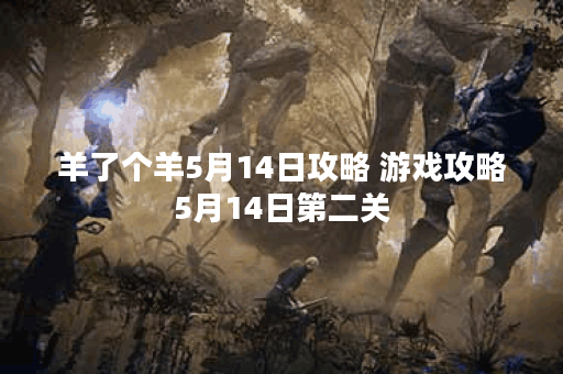 羊了个羊5月14日攻略 游戏攻略5月14日第二关