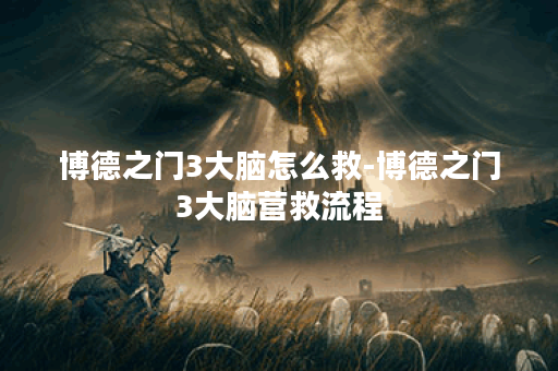 博德之门3大脑怎么救-博德之门3大脑营救流程