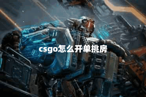 csgo怎么开单挑房