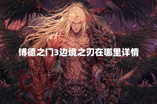博德之门3边境之刃在哪里详情