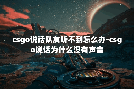 csgo说话队友听不到怎么办-csgo说话为什么没有声音