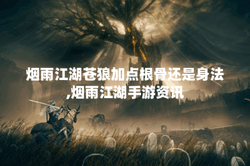 烟雨江湖苍狼加点根骨还是身法,烟雨江湖手游资讯