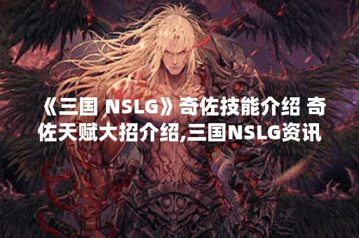 《三国 NSLG》奇佐技能介绍 奇佐天赋大招介绍,三国NSLG资讯