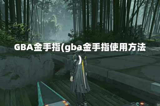 GBA金手指(gba金手指使用方法)