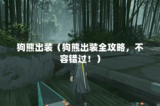 狗熊出装（狗熊出装全攻略，不容错过！）