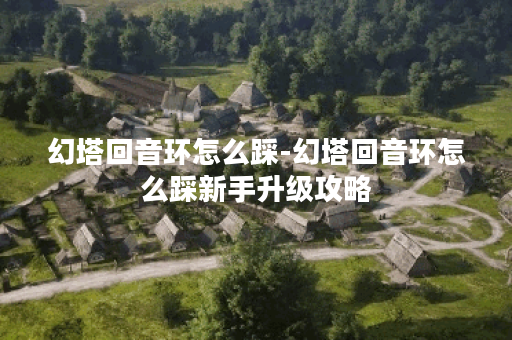 幻塔回音环怎么踩-幻塔回音环怎么踩新手升级攻略