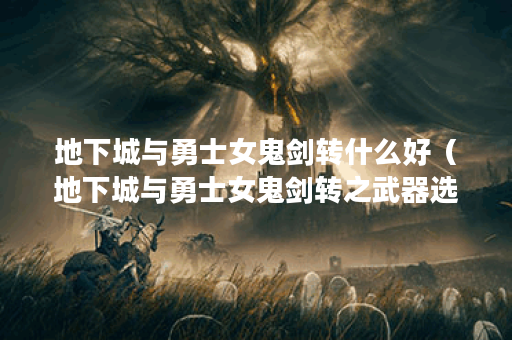 地下城与勇士女鬼剑转什么好（地下城与勇士女鬼剑转之武器选择）