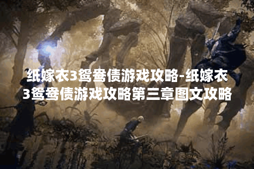 纸嫁衣3鸳鸯债游戏攻略-纸嫁衣3鸳鸯债游戏攻略第三章图文攻略