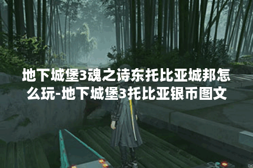 地下城堡3魂之诗东托比亚城邦怎么玩-地下城堡3托比亚银币图文攻略