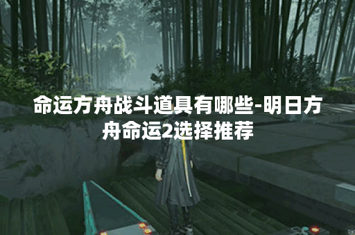 命运方舟战斗道具有哪些-明日方舟命运2选择推荐