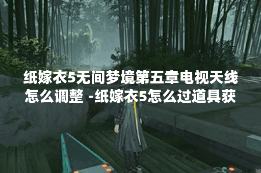 纸嫁衣5无间梦境第五章电视天线怎么调整 -纸嫁衣5怎么过道具获取攻略