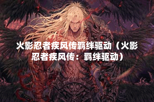 火影忍者疾风传羁绊驱动（火影忍者疾风传：羁绊驱动）