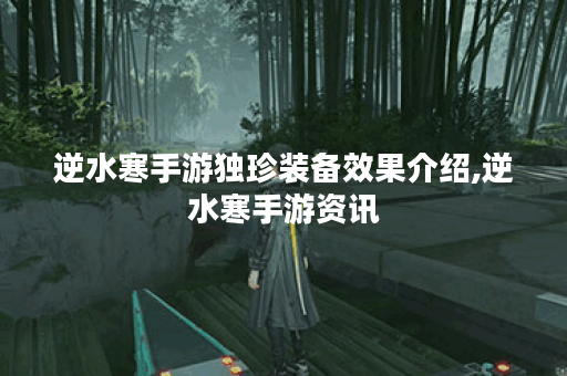 逆水寒手游独珍装备效果介绍,逆水寒手游资讯