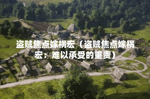 盗贼焦点嫁祸宏（盗贼焦点嫁祸宏：难以承受的重责）