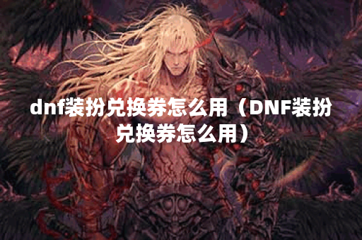 dnf装扮兑换券怎么用（DNF装扮兑换券怎么用）