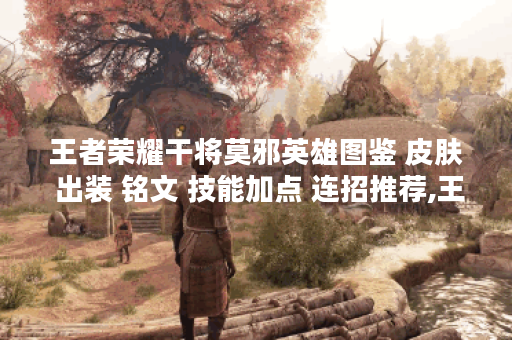 王者荣耀干将莫邪英雄图鉴 皮肤 出装 铭文 技能加点 连招推荐,王者荣耀资讯