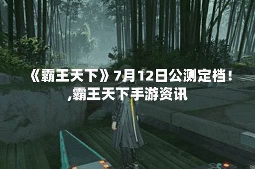 《霸王天下》7月12日公测定档！,霸王天下手游资讯