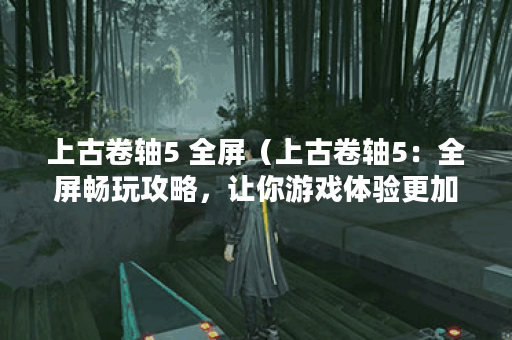 上古卷轴5 全屏（上古卷轴5：全屏畅玩攻略，让你游戏体验更加真实）