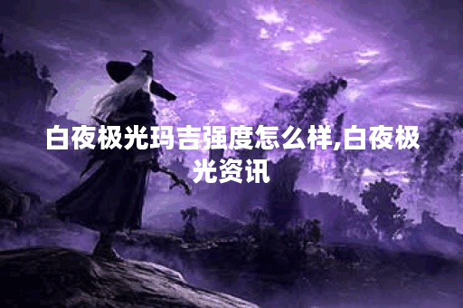 白夜极光玛吉强度怎么样,白夜极光资讯