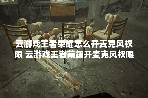 云游戏王者荣耀怎么开麦克风权限 云游戏王者荣耀开麦克风权限攻略,王者荣耀资讯