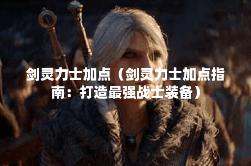 剑灵力士加点（剑灵力士加点指南：打造最强战士装备）