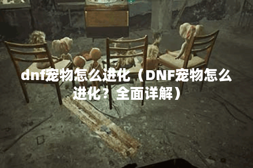 dnf宠物怎么进化（DNF宠物怎么进化？全面详解）