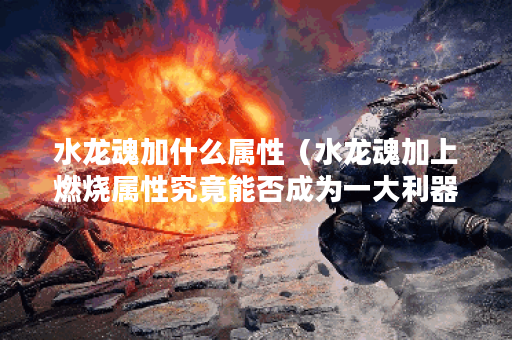 水龙魂加什么属性（水龙魂加上燃烧属性究竟能否成为一大利器？）