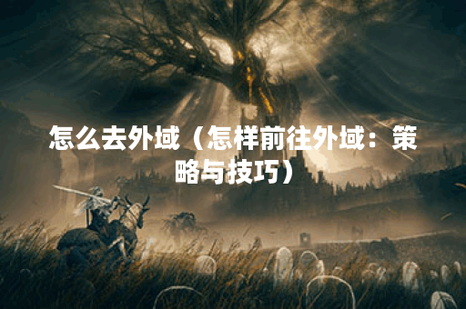 怎么去外域（怎样前往外域：策略与技巧）
