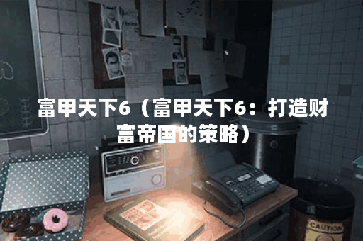 富甲天下6（富甲天下6：打造财富帝国的策略）