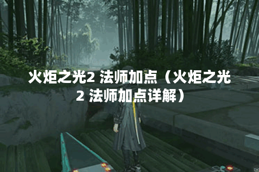 火炬之光2 法师加点（火炬之光2 法师加点详解）