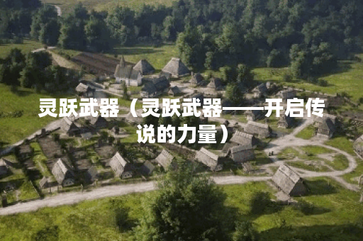 灵跃武器（灵跃武器——开启传说的力量）