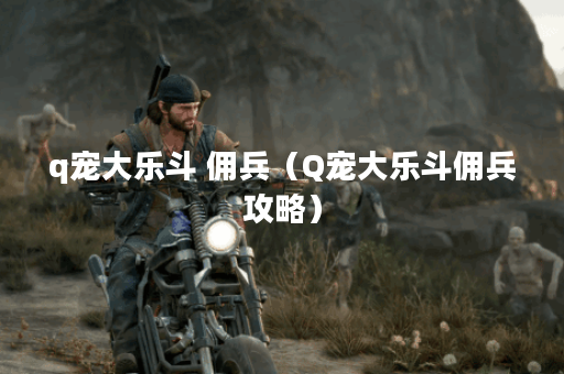 q宠大乐斗 佣兵（Q宠大乐斗佣兵攻略）