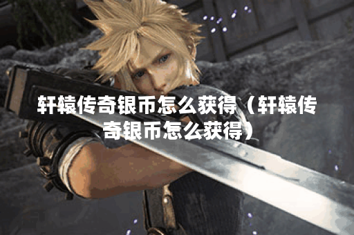 轩辕传奇银币怎么获得（轩辕传奇银币怎么获得）