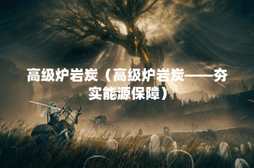 高级炉岩炭（高级炉岩炭——夯实能源保障）