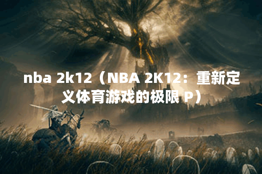 nba 2k12（NBA 2K12：重新定义体育游戏的极限 P）