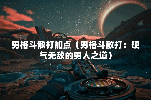 男格斗散打加点（男格斗散打：硬气无敌的男人之道）
