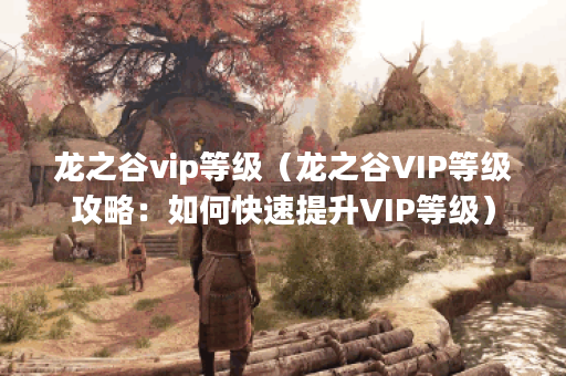 龙之谷vip等级（龙之谷VIP等级攻略：如何快速提升VIP等级）