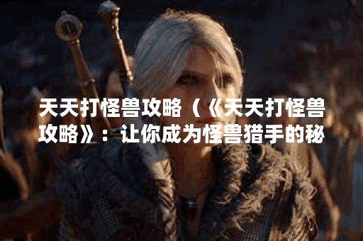 天天打怪兽攻略（《天天打怪兽攻略》：让你成为怪兽猎手的秘笈！）