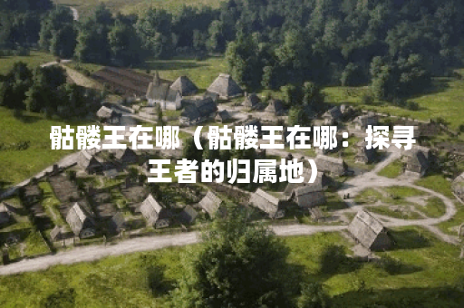 骷髅王在哪（骷髅王在哪：探寻王者的归属地）