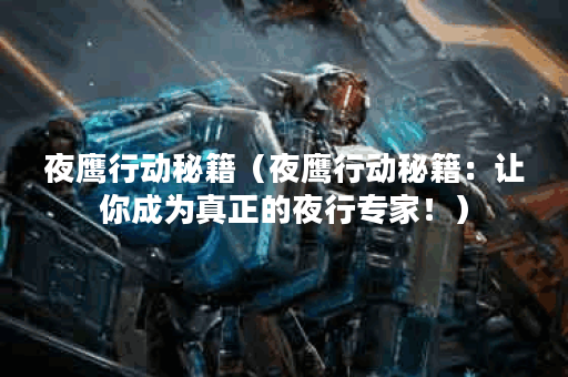 夜鹰行动秘籍（夜鹰行动秘籍：让你成为真正的夜行专家！）