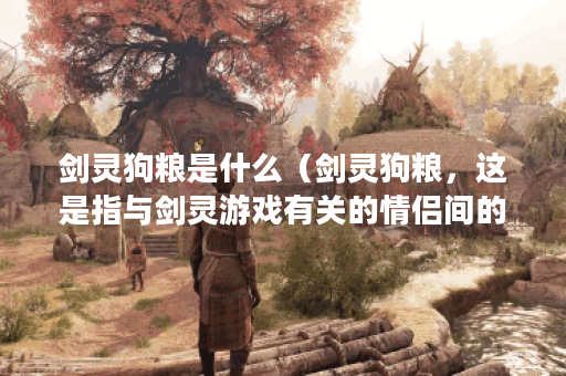 剑灵狗粮是什么（剑灵狗粮，这是指与剑灵游戏有关的情侣间的小甜蜜