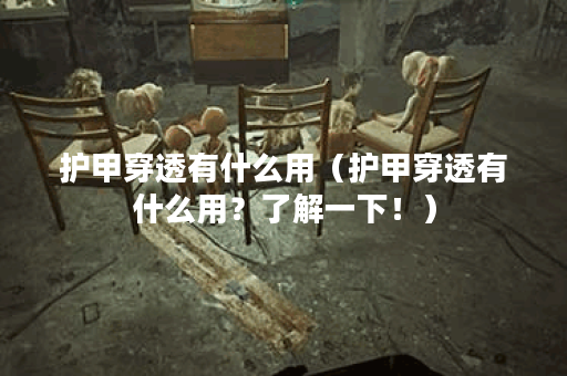 护甲穿透有什么用（护甲穿透有什么用？了解一下！）