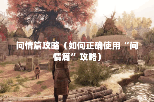 问情篇攻略（如何正确使用“问情篇”攻略）